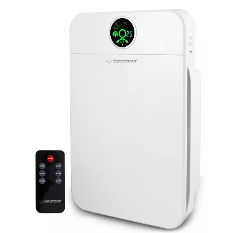 Purificatore d'aria ESPERANZA EHP002, bianco, rumorosità 50 dB, flusso d'aria 150 m³/h