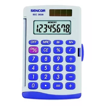 Calcolatrice Sencor SEC 263/8 tascabile grigia