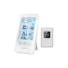 Stazione meteo Sencor SWS 3000 W con stazione di ricarica e sensore wireless, bianco