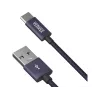 Cavo YENKEE YCU 301 BE USB-A 2.0/USB-C 1m lilla