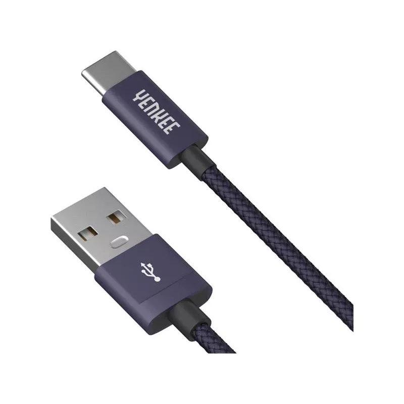 Cavo YENKEE YCU 301 BE USB-A 2.0/USB-C 1m lilla