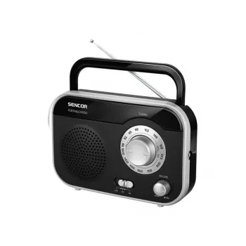 Radio SENCOR SRD 210 BS, nero/argento