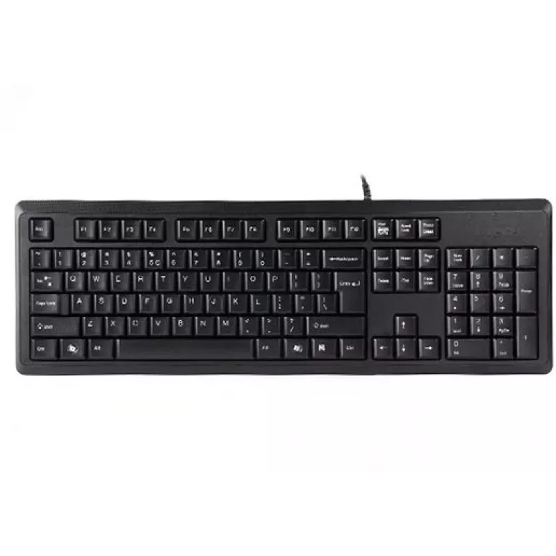 Tastiera A4Tech KR-92 universale USB QWERTY inglese nero