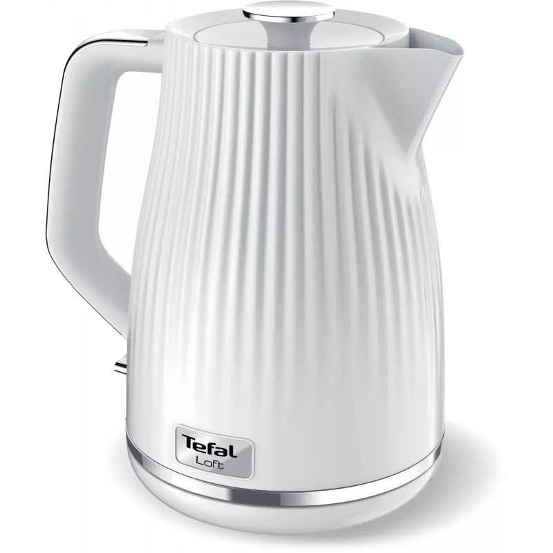 Bollitore elettrico Tefal KO250130 — capacità 1,7 L, 2400 W, bianco