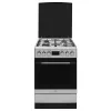 Amica 57GEH2.33HZpTaXx cucina a gas ed elettrica, 4 fuochi, forno da 62 l, aria calda, 50 cm, Inox