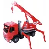 Camion gru giocattolo meccanico Lena 02175EC, 70 cm, singolo in scatola marrone