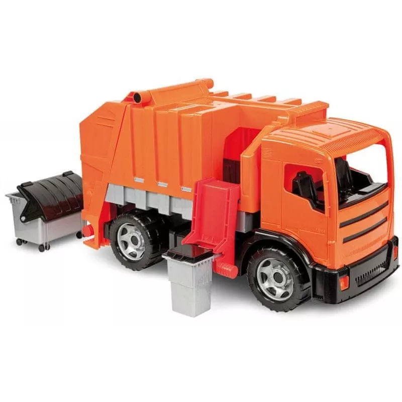 Camion della spazzatura giocattolo Lena 02166EC — singola scatola marrone