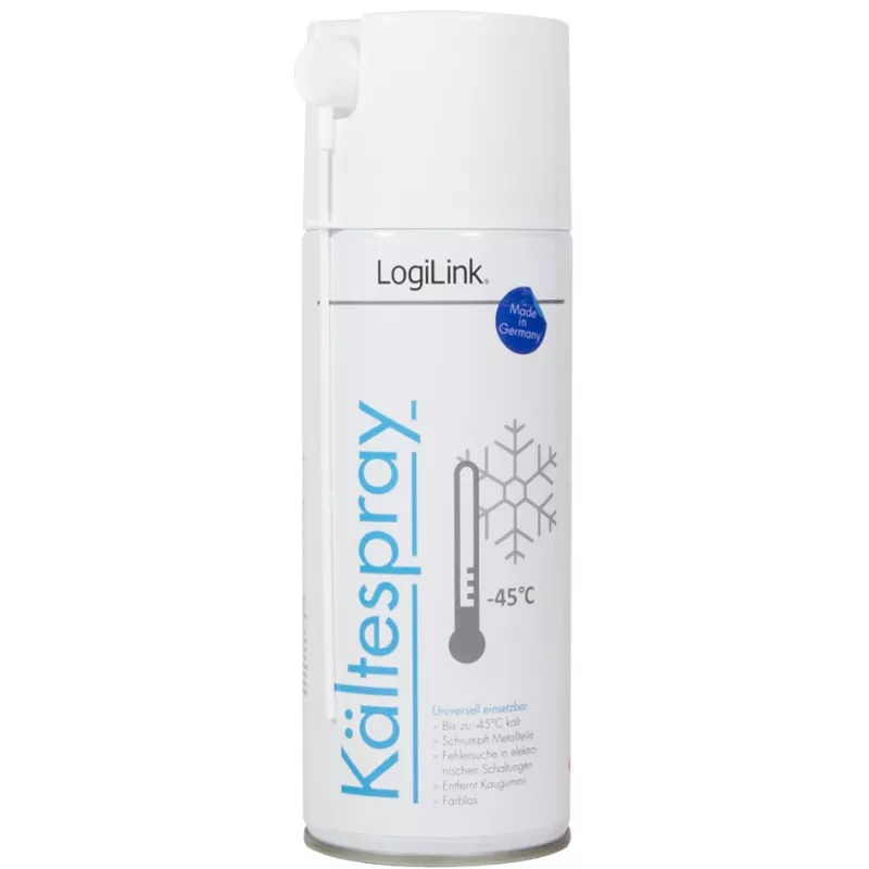 LogiLink RP0014 spray refrigerante per elettronica, 400 ml