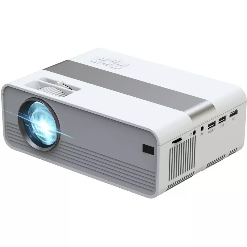 Technaxx TX-127 mini proiettore LED, LCD, HD 720p (1280x720), bianco/grigio