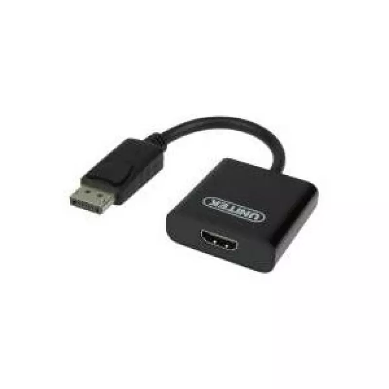 Unitek Y-5118DA adattatore da DisplayPort a HDMI M/F, 0,1 m, Full HD 1920x1200, nero