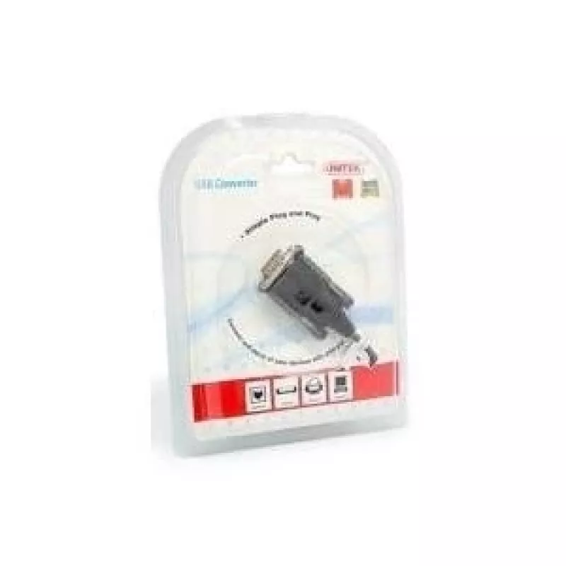 Adattatore interfaccia UNITEK Y-108 USB V.2.0 RS232 cavo nero (Y-108)