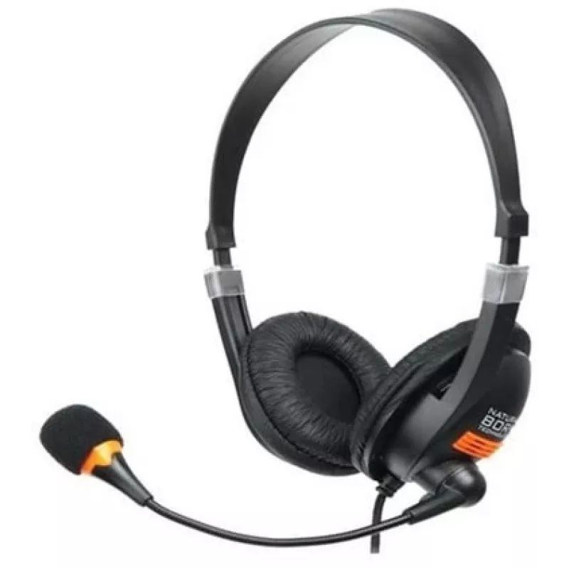 Cuffie NATEC Drone con archetto cablate per telefonate/musica nero, arancione