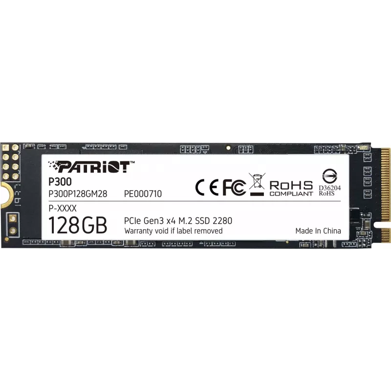 Unità a stato solido interna Patriot Memory P300P128GM28 M.2 128 GB PCI Express NVMe