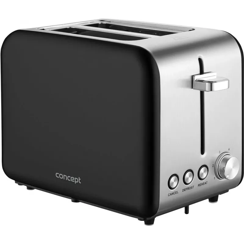 Tostapane TE2052 acciaio inox nero