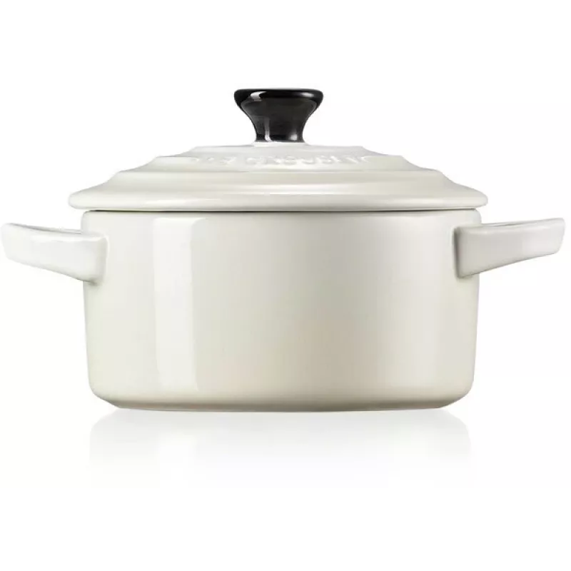 Le Creuset 71901107160100 mini Dutch Oven, 0,25 L, bianco