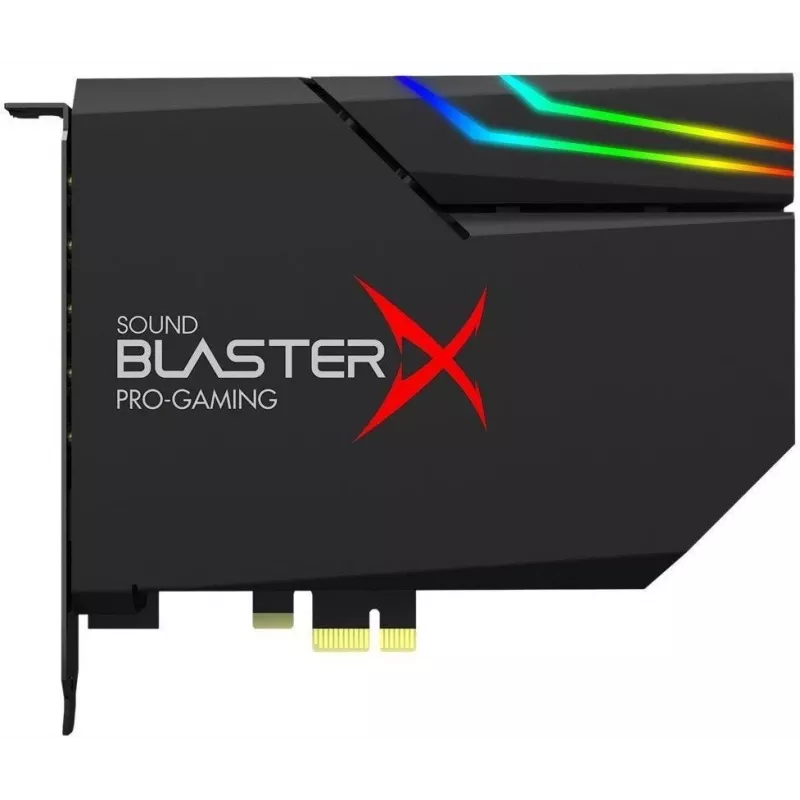Creative Sound BlasterX AE-5 Plus Black PCI-e RGB scheda audio gaming