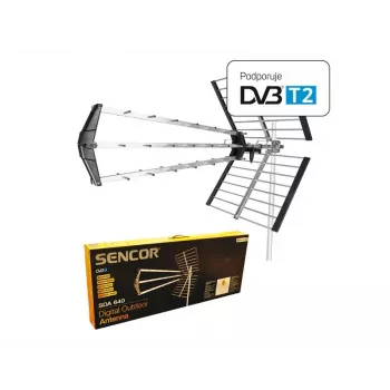 Antenna SDA 640 DVB-T 16 dB, 75 Ohm, 120 km