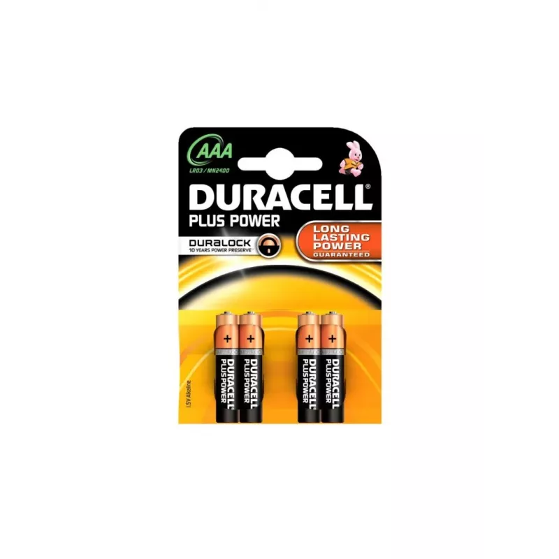 Batterie alcaline Duracell Basic AAA/LR03, 4 pz.