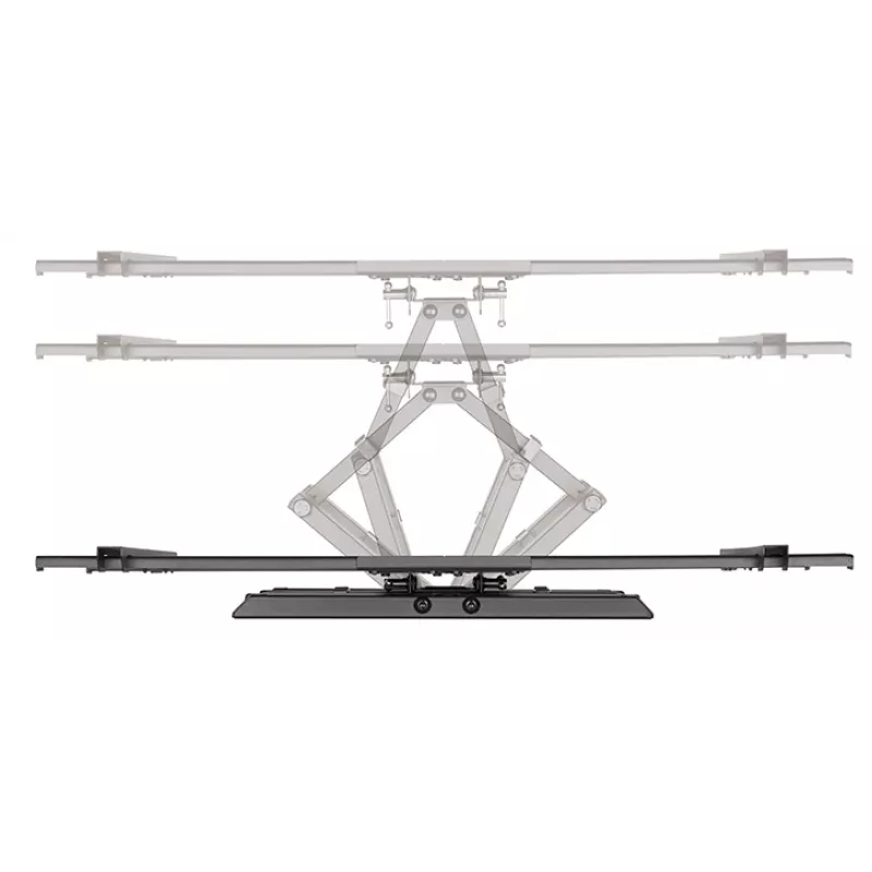 LogiLink BP0114 staffa a muro per TV a movimento completo (inclinabile/orientabile), 37–80 pollici (94–203 cm), VESA fino a 600x400, nera