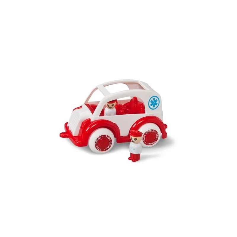 Veicolo Jumbo ambulanza con figure Viking Toys