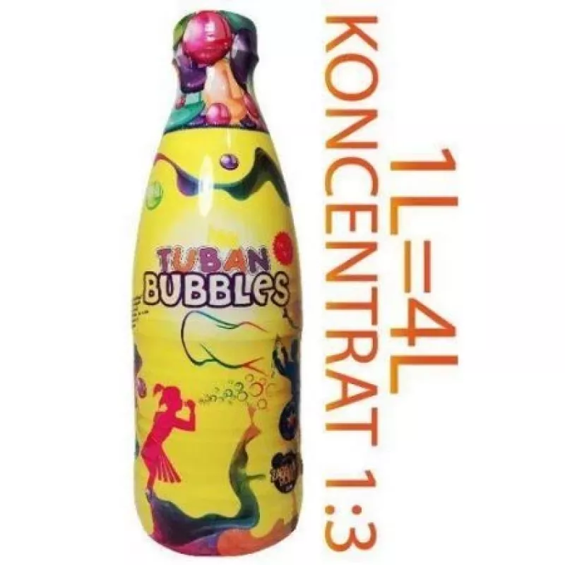 Soluzione per bolle di sapone TUBAN concentrato Big Bubbles liquido 1 l, trasparente