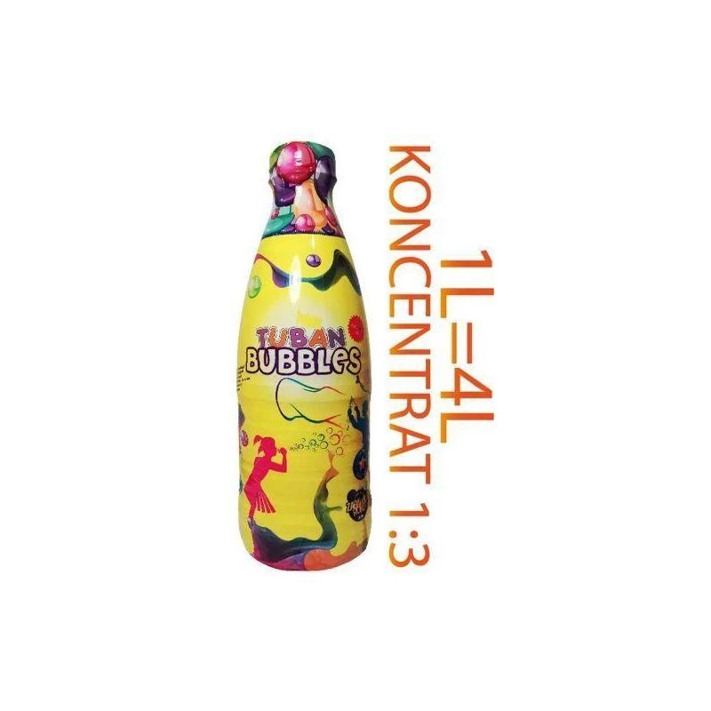 Soluzione per bolle di sapone TUBAN concentrato Big Bubbles liquido 1 l, trasparente