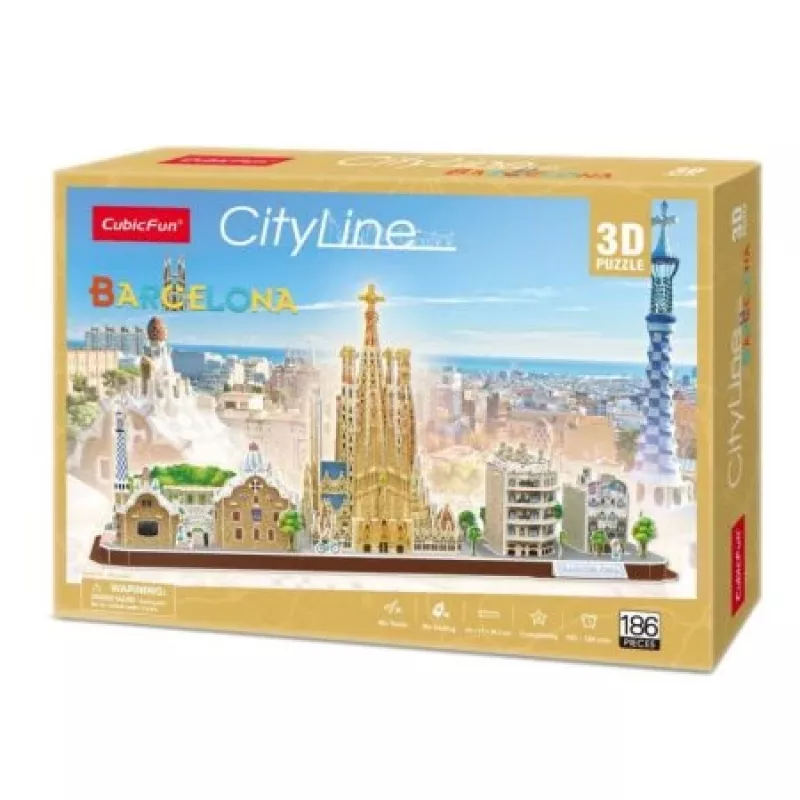 Puzzle 3D - Barcellona - difficoltà: 4/8