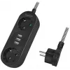 Prolunga elettrica LogiLink LPS262U 1,5 m 2 prese AC interno nero
