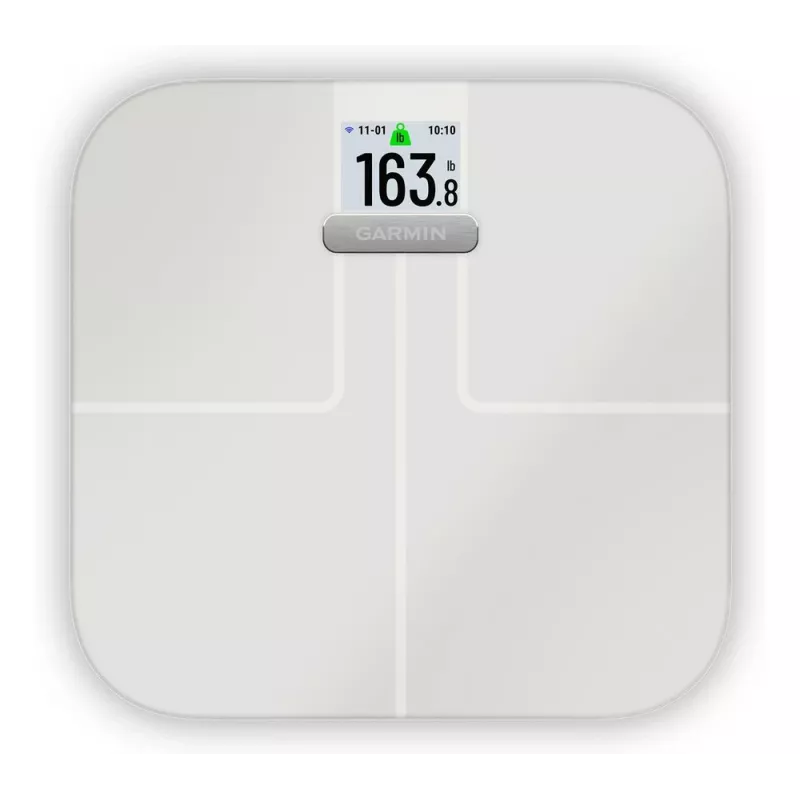 Bilancia pesapersone smart Garmin Index S2, bianca