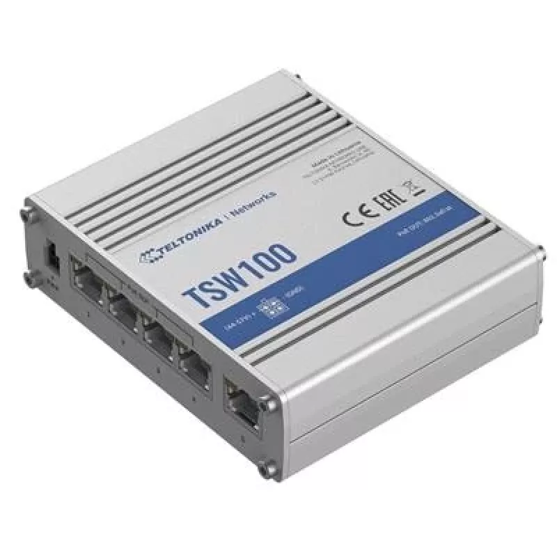 Teltonika TSW100 switch PoE industriale non gestito