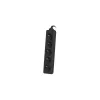 Lanberg PS0-05E-0300-BK prolunga 3 m 5 uscite AC per interni nero (PS0-05E-0300-BK)