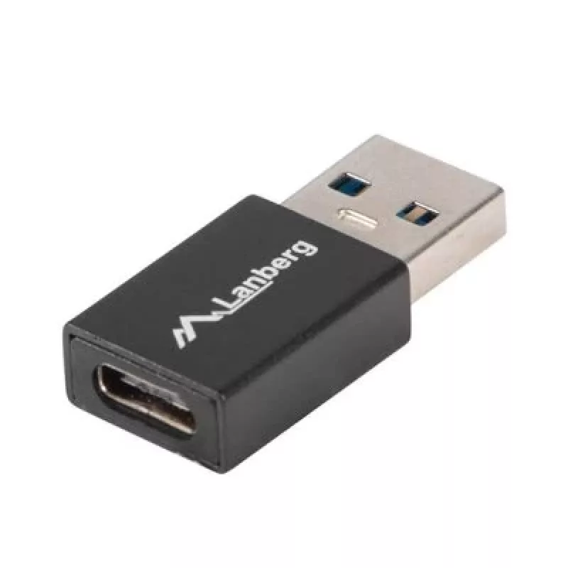 Lanberg AD-UC-UA-01 adattatore interfaccia/cambio genere USB 3.0 Type-A a USB 3.0 Type-C nero (AD-UC-UA-01)