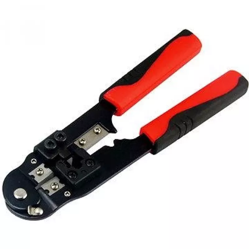 Gembird T-WC-03 Pinza crimpatrice per cavi nera, rossa