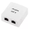 Lanberg OS6-0002-W scatola da superficie, 2x RJ45 Cat.6, bianca