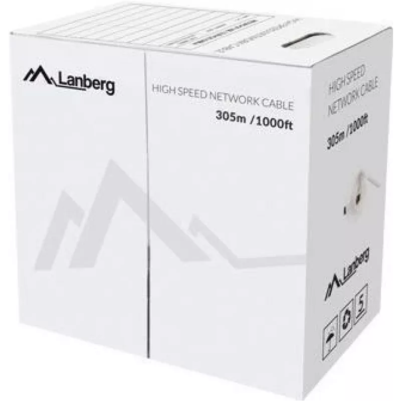 Cavo di rete Lanberg LCU5-12CU-0305-B U/UTP Cat5e 305 m blu