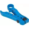 Pinza spellafili LANBERG NT-0102, impugnatura in plastica, isolamento protettivo, lame sostituibili, blu