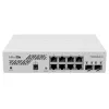 Switch di rete MikroTik CSS610-8G-2S+IN — 8x Gigabit RJ-45, 2x SFP+ 10G, PoE, ingresso 12–57V