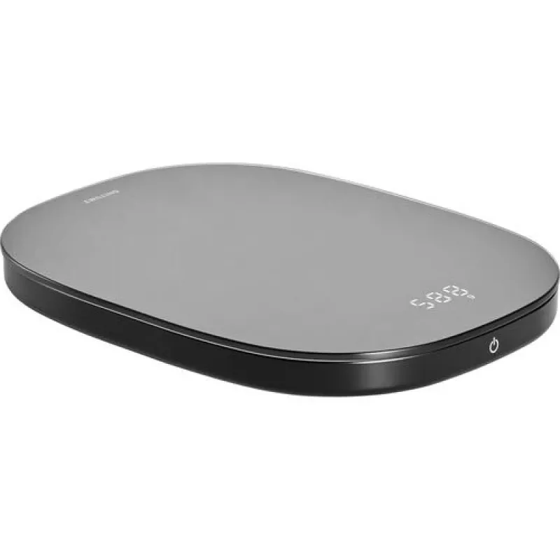 Bilancia da cucina elettronica ZWILLING 53011-053-0 – capacità 10 kg, nera ovale, display LCD