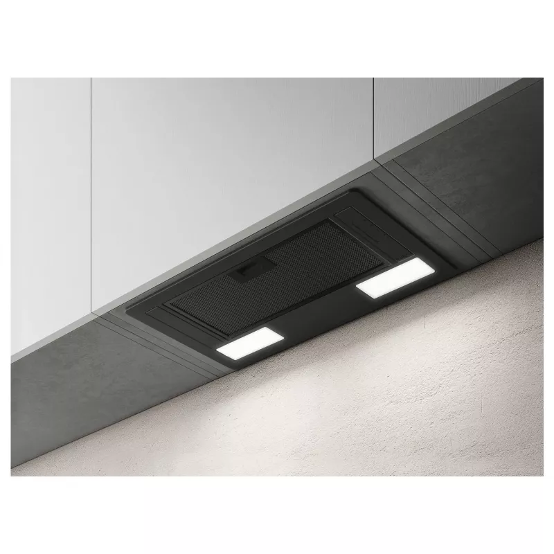 Cappa aspirante da incasso ERA-LUX-BLK-60 60 cm nera Era