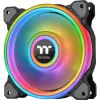 Thermaltake Riing Quad 14 RGB CL-F089-PL14SW-C ventola per radiatore da 140 mm, TT Premium Edition, nero