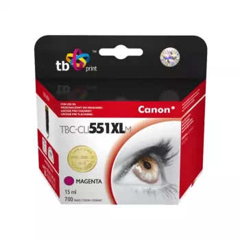 Cartuccia d'inchiostro TB compatibile per Canon CLI-551XL MG magenta