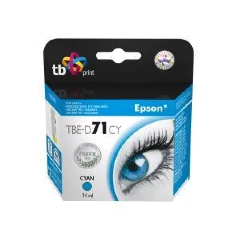 Cartuccia d'inchiostro TB compatibile con Epson T0712 ciano