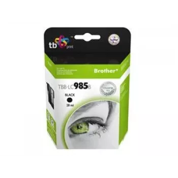 Cartuccia d'inchiostro TB compatibile S Brother LC 985 B 100% N