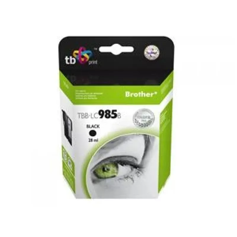 Cartuccia d'inchiostro TB compatibile S Brother LC 985 B 100% N