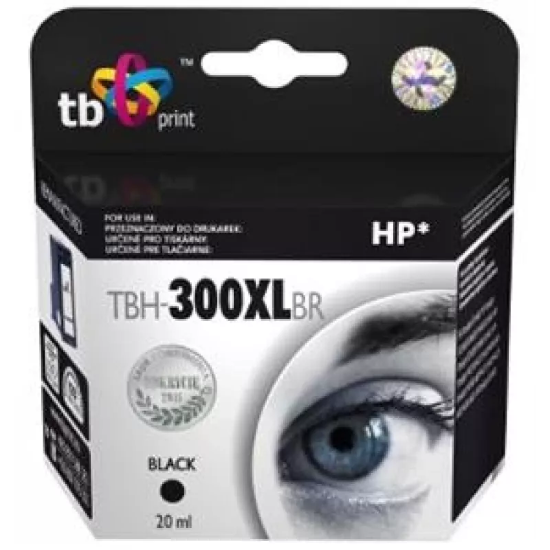 Inchiostro per HP DJ F2420 nero rigenerato TBH-300XLBR