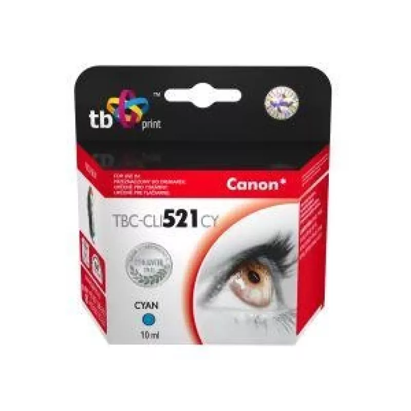 Cartuccia d'inchiostro TB compatibile con Canon CLI-521C 100% nuovo