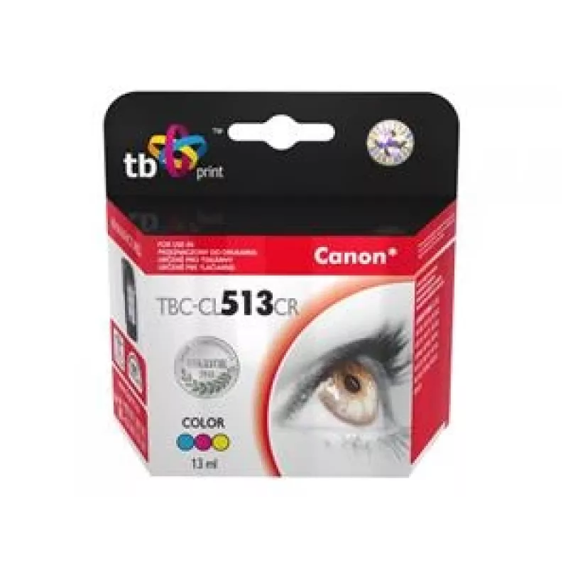 Inchiostro per Canon MP 480 colore rigenerato TBC-CL513CR