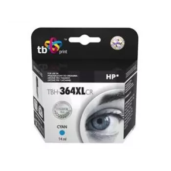 Cartuccia d'inchiostro TB compatibile con HP CB323EE (n. 364), TBH-364XLCR, ciano