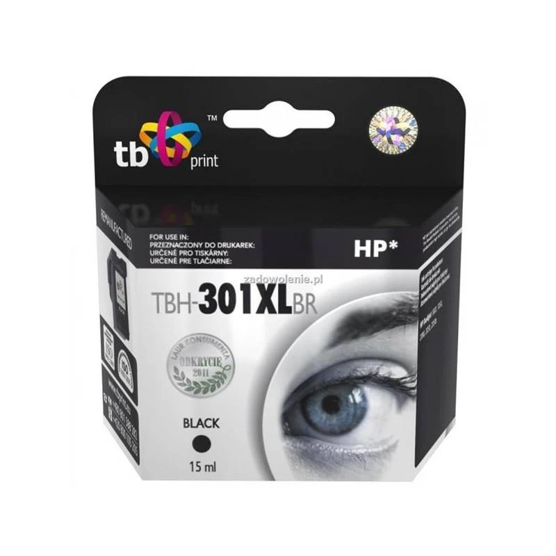 Inchiostro per HP DJ1050/2050 nero rigenerato XL TBH-301XLBR