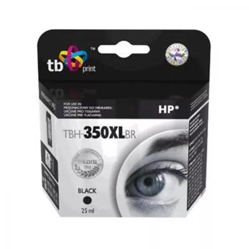 Cartuccia d'inchiostro HP DJ D4260 nero rigenerata TBH-350XLBR